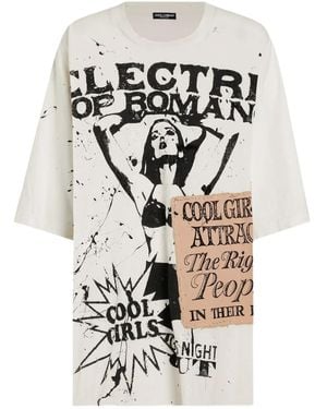 Dolce & Gabbana Graphic-print T-shirt - White