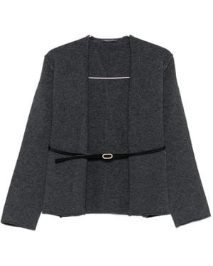 Philo-Sofie Cashmere Cardigan En Laine À Taille Ceinturée - Noir