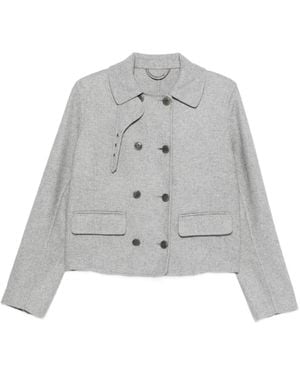 Ermanno Scervino Double-Breasted Jacket - Grey