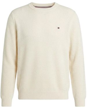 Tommy Hilfiger Jersey Con Cuello Redondo - Blanco