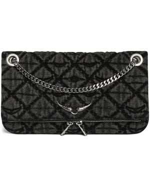 Zadig & Voltaire Quilted chain-strap crossbody bag - Negro