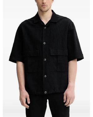 Barena Pocket Short-Sleeve Shirt - Black