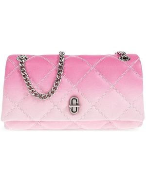 Marc Jacobs Kleine Dual Umhängetasche mit Kette - Pink