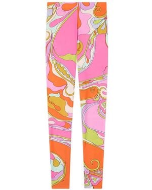 PUCCI Iride-Print Leggings - Pink