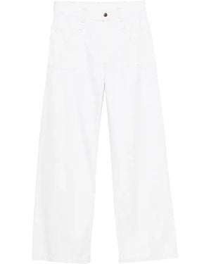 Denimist Vaqueros Deck Con Bolsillo De Parche - Blanco