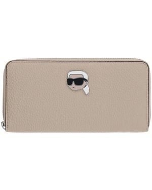 Karl Lagerfeld Ikon 財布 - ナチュラル