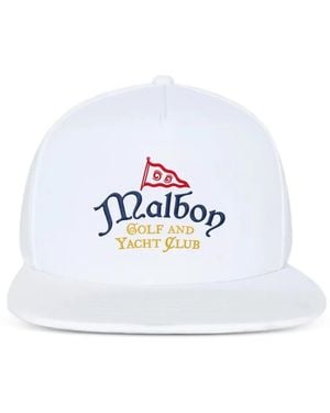Malbon Golf Cappello Da Baseball Con Logo - Bianco