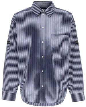 Balenciaga Striped Shirt - Blue