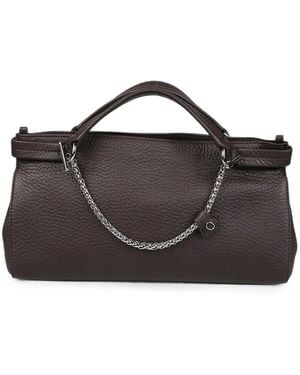 Orciani Tote Bag Mit Kettenriemen - Schwarz