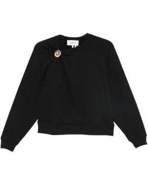 Ba&sh Sweat Della À Manches Raglan Et Ornements - Black