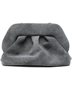 THEMOIRÈ Sac À Bandoulière Bios Médium Froncé Effet Daim - Gray