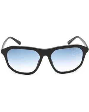 Guess Rectangular-Frame Sunglasses - Black