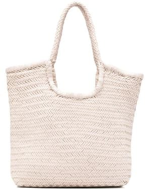 Dragon Diffusion Ns Diagonal Triple Jump Shoulder Bag - Natural