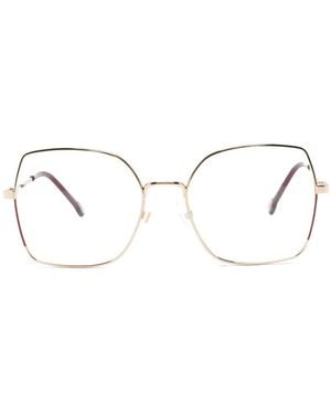 Carolina Herrera Lunettes De Vue À Monture Géométrique - Natural