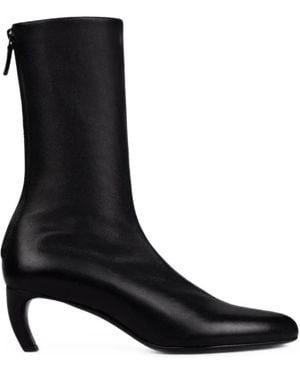 Victoria Beckham Harlow Stretch-Leather Boots - Black