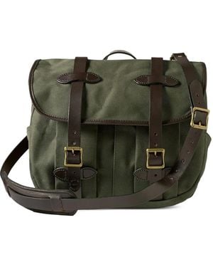 Filson Medium Rugged Buckle-Fastening Messenger Bag - Green