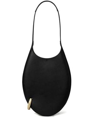 Tory Burch レザーショルダーバッグ S - ブラック
