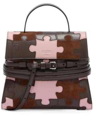 Moschino Tie Me Small Clutch - Black