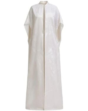 Gemy Maalouf Open Floor-Length Kaftan - White
