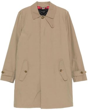 Baracuta Trench Con Bottoni E Tasche Con Patta - Neutro