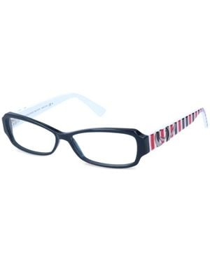McQueen Gafas Con Montura Geométrica - Blanco