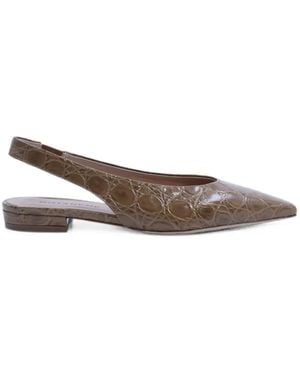 Notabene Zapatos De Tacón Gisella Con Tira Trasera - Marrón