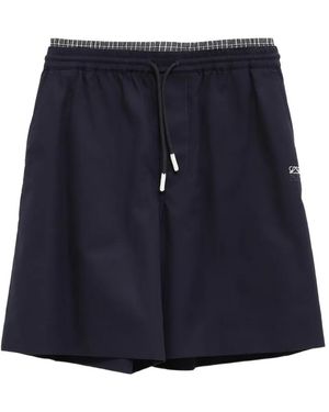 Loewe Short De Bain À Logo Brodé Et Lien De Resserrage - Blue