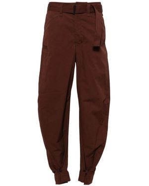 Lemaire Pantaloni Affusolati - Marrone