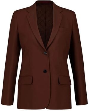 Gucci Blazer Met Enkele Rij Knopen - Bruin