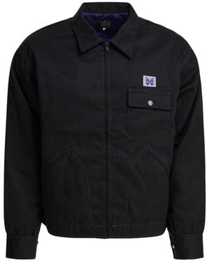 Needles Chaqueta Con Logo Pe/C - Negro