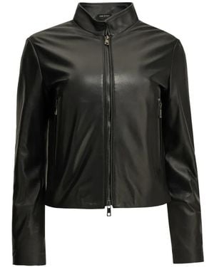 Semler Nappa Leather Jacket - Black