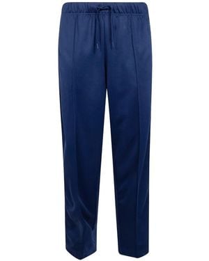 Fred Perry Side-Stripe Track Pants - Blue