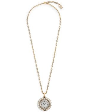 Dolce & Gabbana Collana Con Orologio - Bianco