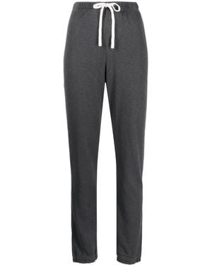 James Perse Drawstring-Fastening Track-Pants - Grey