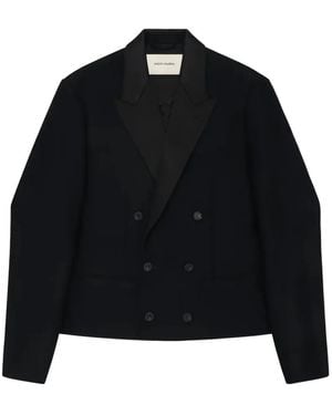 Entire studios Fold Double-Breasted Jacket - Black