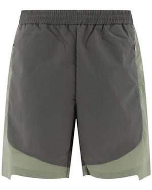 JEAN-LUC A.LAVELLE Panelled elasticated-waist shorts - Grau