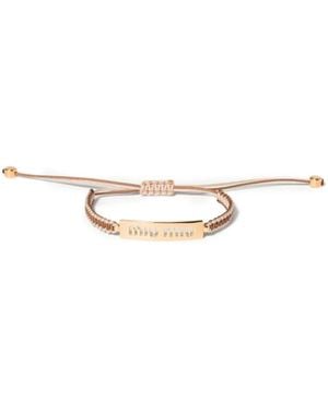 Miu Miu Cotton And Metal Bracelet - White