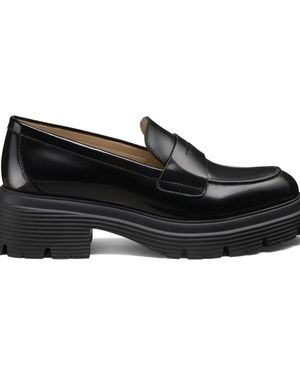 Stuart Weitzman Hudson Lite Loafers - Black