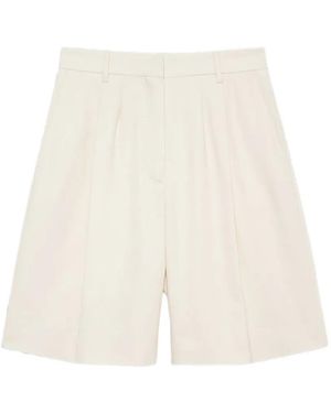 Anine Bing Bryson Shorts - White
