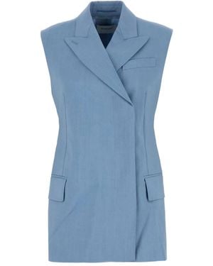 Sportmax Ilex ノースリーブ テーラードベスト - ブルー