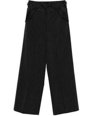 Sacai Pinstripe Pocket Pants - Black