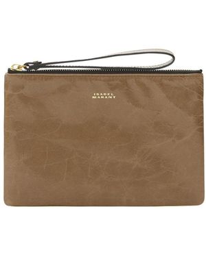 Isabel Marant Mino Clutch Bag - Brown