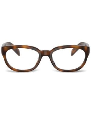 Prada Lunettes De Vue À Effet Écailles De Tortue - Marron