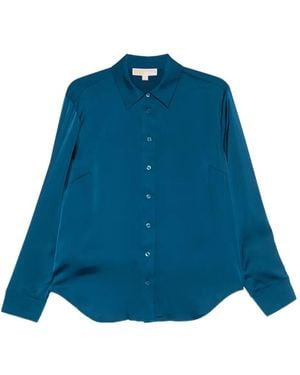 Michael Kors Button-Up Elegant Shirt - Blue