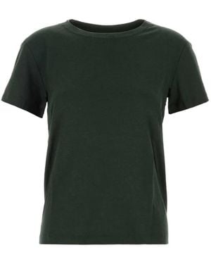 Max Mara Segale Crew Neck T-Shirt - Green