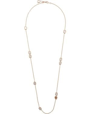 Roberto Coin Collar largo en oro rosa de 18kt con jade, rubí y cuarzo - Blanco