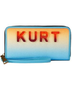 Kurt Geiger Kensington Kurt Zip-Around Wallet - Blue