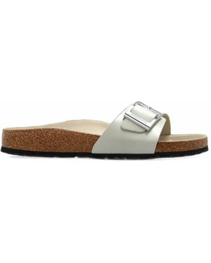 Birkenstock Madrid Droplet Buckle Sandals - White