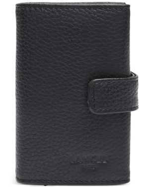 Lancel Leon Grained Leather Cardholder - Black