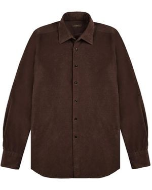 Glanshirt Corduroy Shirt - Brown